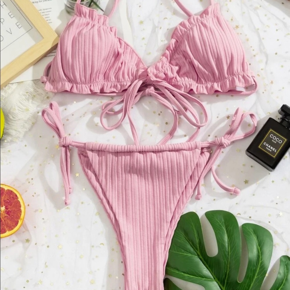 Pink String Bikini